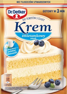DR. OETKER KREM DO TORTÓW ŚMIETANKOWY 105G