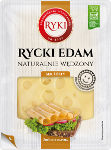 RYKI SER EDAM WĘDZONY PLASTRY 135G