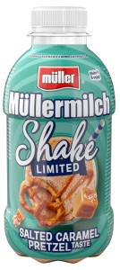MULLER MUULERMILCH SHAKE SALTED CARAMEL PRETZEL 400ML