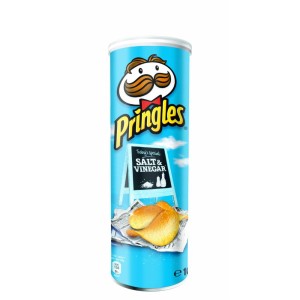 ( + 6SZT) PRINGLES SALT/VINEGAR 165G 