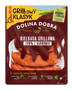 DOLINA DOBRA KIEŁBASA GRILLOWA Z KARKÓWKI 375G