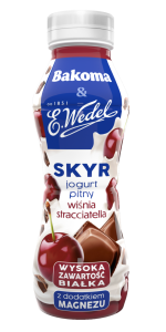BAKOMA SKYR PITNY WEDEL WIŚNIA STRACCIATELLA 300G