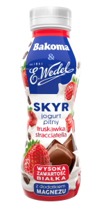 BAKOMA SKYR PITNY WEDEL TRUSKAWKA STRACCIATELLA 300G