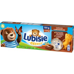 LUBISIE CIASTKA CZEKOLADOWE 125G