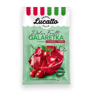 EMIX LUCATTO GALARETKA CZARNA WIŚNIA 70G