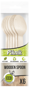 ŁYŻKI DREWNIANE 6SZT