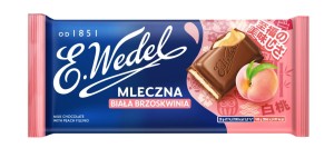 WEDEL CZEKOLADA MLECZNA BIAŁA BRZOSKWINIA 100G
