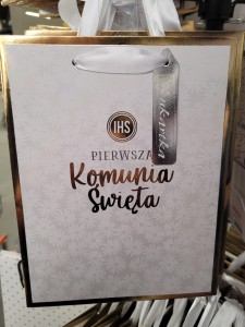 I KOMUNIA TOREBKA PREZENTOWA MAŁA