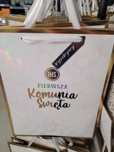 I KOMUNIA TOREBKA PREZENTOWA ŚREDNIA
