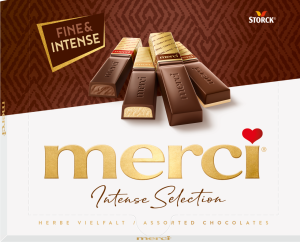 BOMBONIERKA MERCI BROWN 250G