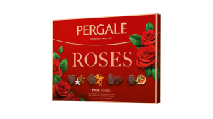 PERGALE BOMBONIERKA DARK ROSES 348G