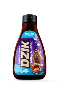DZIK SŁODKI SOS ZERO CUKRU MILKY NUTBAR 425G