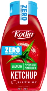 KOTLIN KETCHUP ŁAGODNY ZERO 420G