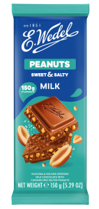 WEDEL CZEKOLADA MLECZNA PEANUTS SWEET & SALTY 150G