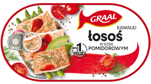 GRAAL ŁOSOŚ W SOSIE POMIDOROWYM 170G