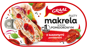 GRAAL FILETY Z MAKRELI Z SUSZONYMI POMIDORAMII 170G