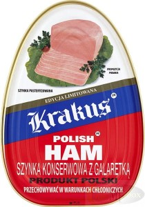 (+6SZT) KRAKUS SZYNKA KONSERWOWA Z GALARETKĄ 455G
