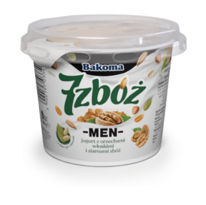 BAKOMA JOGURT 7 ZBÓŻ MEN ORZECHY WŁOSKIE/ZIARNA ZBÓŻ 300G
