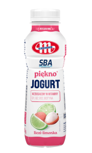 MLEKOVITA JOGURT PITNY WZBOGACONY LICZI-LIMONKA 330G