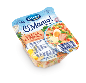 LISNER O MAMO! SAŁATKA Z WĘDZONYM PSTRĄGIEM 140G