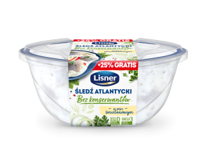 LISNER FILETY ŚLEDZIOWE W SOSIE ŚMIETANOWYM 280G+70G