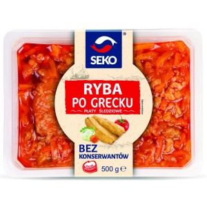 SEKO RYBA PO GRECKU ZE ŚLEDZIEM 500G