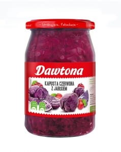 DAWTONA KAPUSTA CZERWONA Z JABŁKIEM 500G