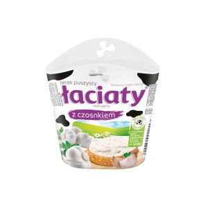 (+6SZT) MLEKPOL SEREK ŁACIATY PUSZYSTY CZOSNEK 150G 
