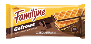 JUTRZENKA WAFLE FAMILIJNE GOFROWE CZEKOLADOWE 130G
