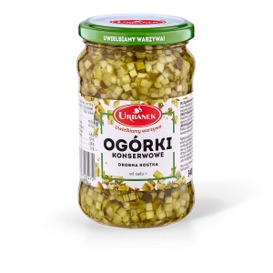 URBANEK OGÓRKI KONSERWOWE KOSTKA 340G