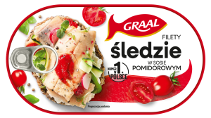 GRAAL ŚLEDŹ W SOSIE POMIDOROWYM 170G