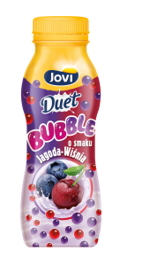 JOVI DUET BUBBLE JAGODA-WIŚNIA 230G