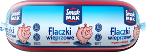SMAK MAK FLACZKI WIEPRZOWE W POMIDORACH 900G