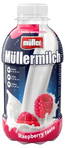 MULLER MUULERMILCH O SMAKU MALINOWYM 400ML