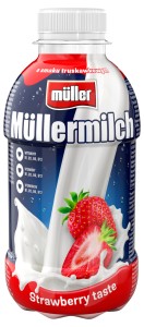 MULLER MUULERMILCH O SMAKU TRUSKAWKOWYM 400ML