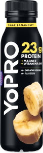 DANONE JOGURT PITNY YOPRO SMAK BANANOWY 270G