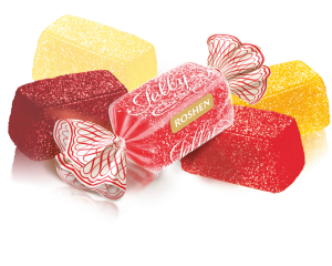 ROSHEN CUKIERKI JELLY GALARETKI W CUKRZE 1KG