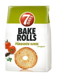 BAKE ROLLS POMIDOR OLIWKI OREGANO 150G