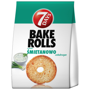 BAKE ROLLS ŚMIETANA I CEBULA 150G