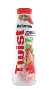 BAKOMA JOGURT TWIST TRUSKAWKA 370G/6SZT