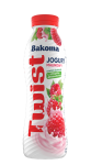 BAKOMA JOGURT TWIST MALINA 370G/6SZT