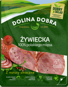 DOLINA DOBRA KIEŁBASA ŻYWIECKA PLASTRY 100G