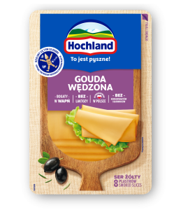 HOCHLAND SER GOUDA WĘDZONA PLASTRY 135G