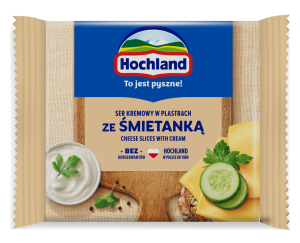 HOCHLAND PLASTRY TOP ŚMIETANKOWE 130G/10SZT