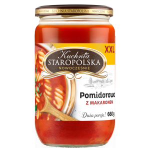 KUCHNIA STAROPOLSKA ZUPA POMIDOROWA Z MAKARONEM 660G