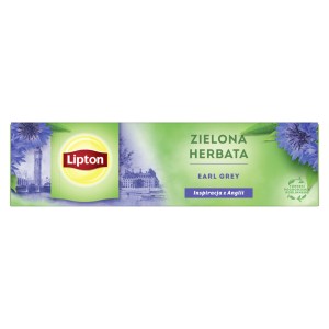 LIPTON HERBATA ZIELONA EARL GREY 20 TOREBEK