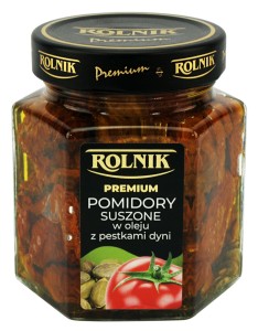 ROLNIK POMIDORY SUSZONE W OLEJU Z PESTKAMI DYNI 280G