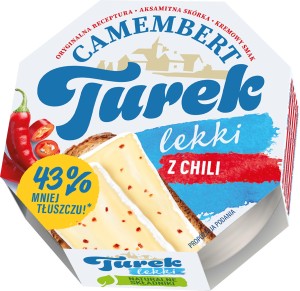 TUREK CAMEMBERT SER PLEŚNIOWY LEKKI Z CHILI 120G