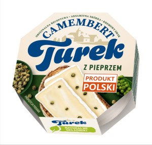 NATUREK CAMEMBERT SER PLEŚNIOWY Z ZIELONYM PIEPRZEM 120G