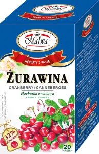 MALWA HERBATA OWOCOWA ŻURAWINA 20TB
